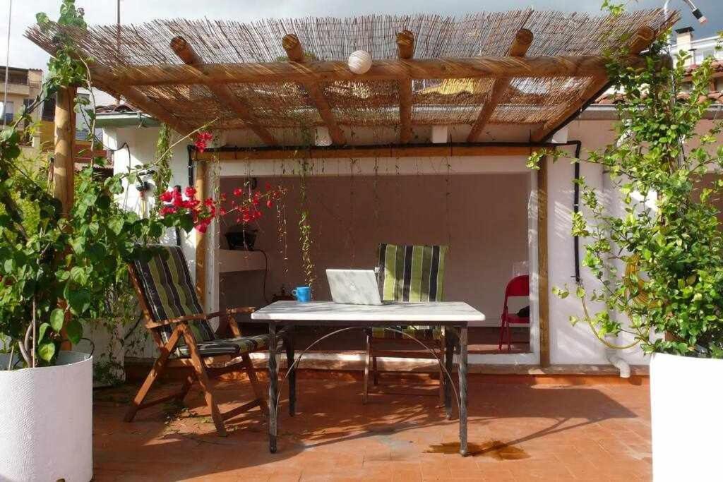 Apartamento Con Increibles Vistas Y Terraza Χιρόνα Εξωτερικό φωτογραφία