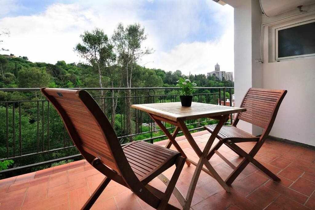 Apartamento Con Increibles Vistas Y Terraza Χιρόνα Εξωτερικό φωτογραφία